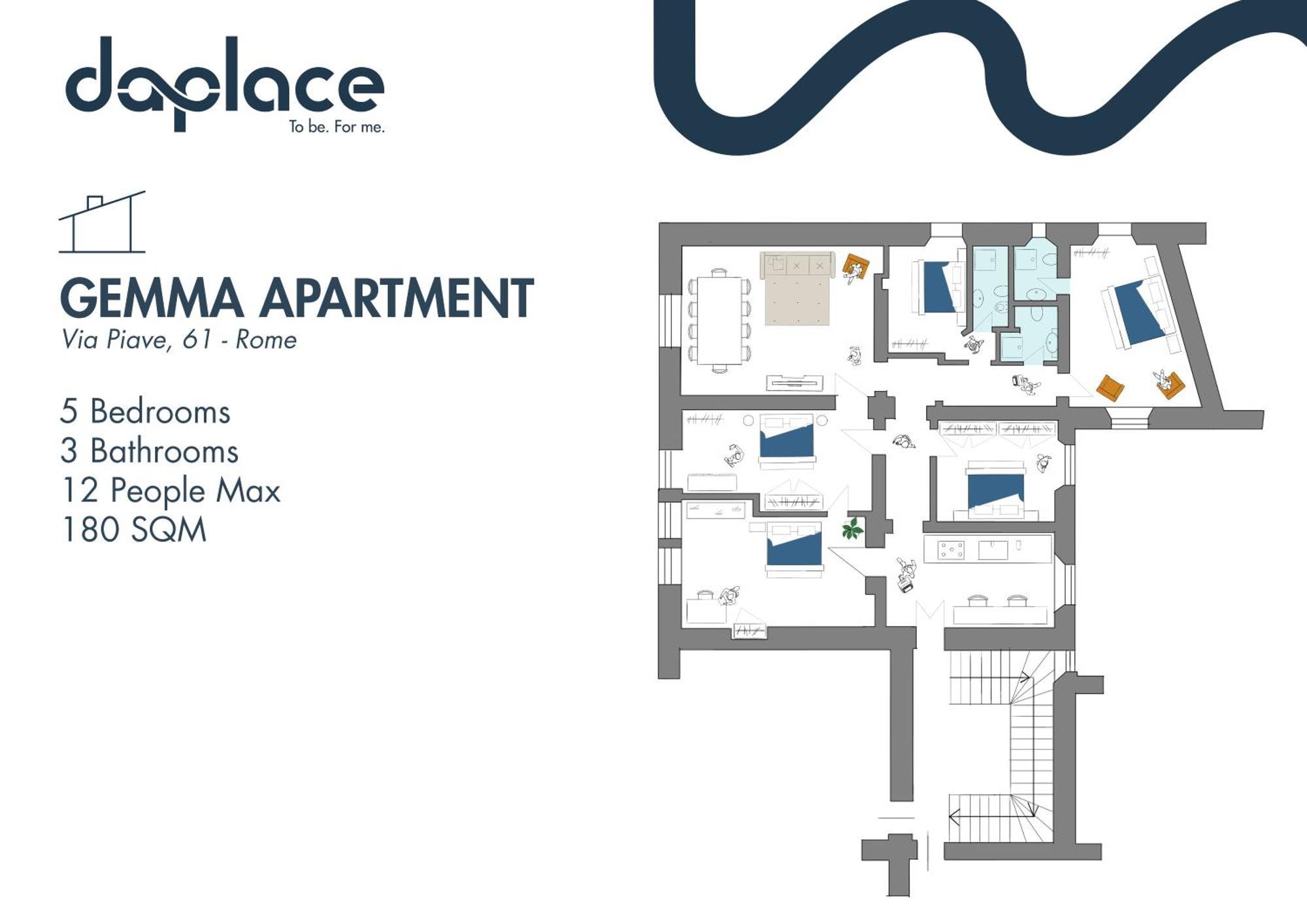 Daplace - Gemma Apartment Rom Eksteriør billede